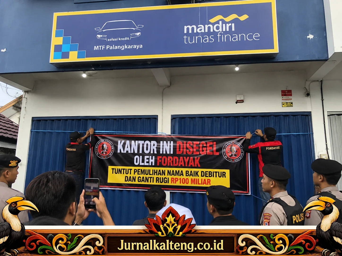 FORDAYAK Segel Kantor MTF Palangka Raya
