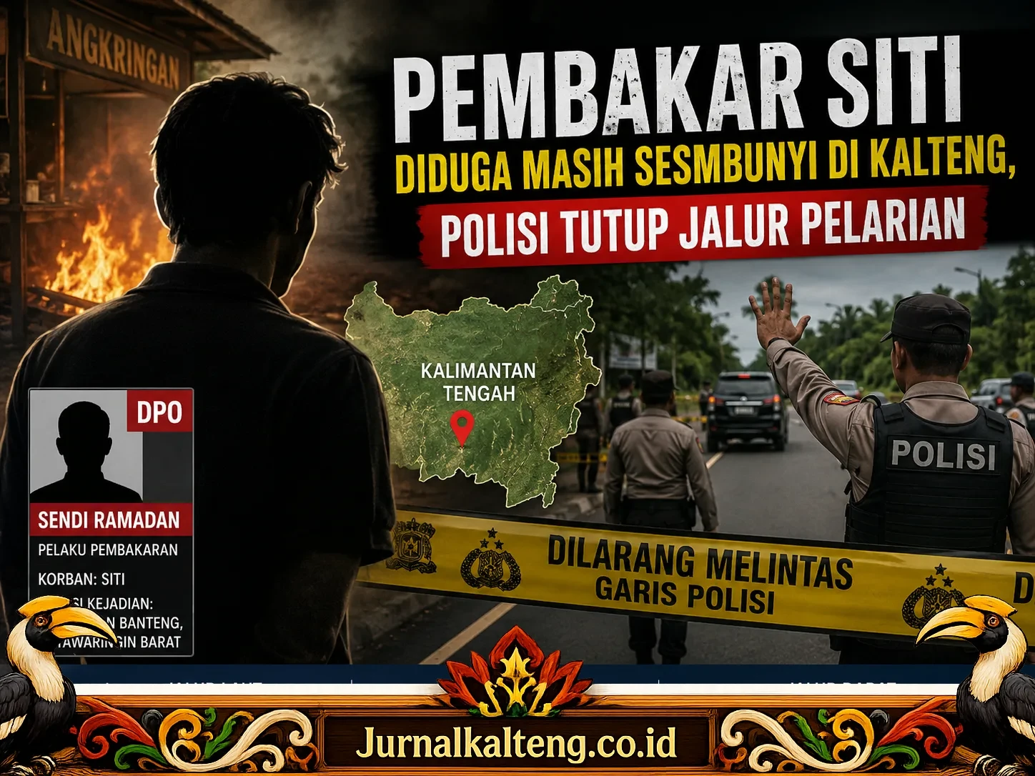 Pembakar Siti di Kalteng