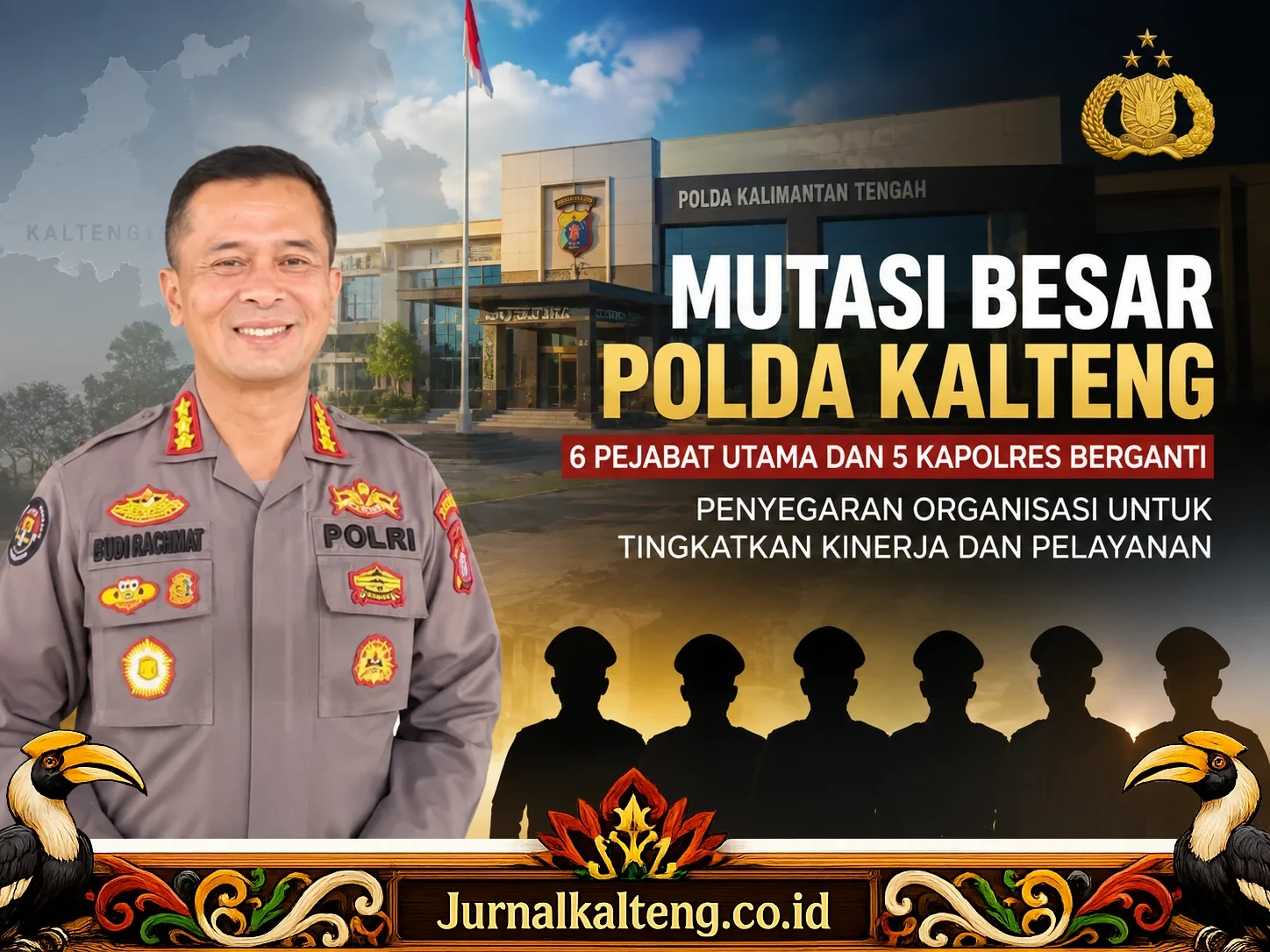 Kabidhumas Polda Kalteng Kombes Pol Budi Rachmat. (