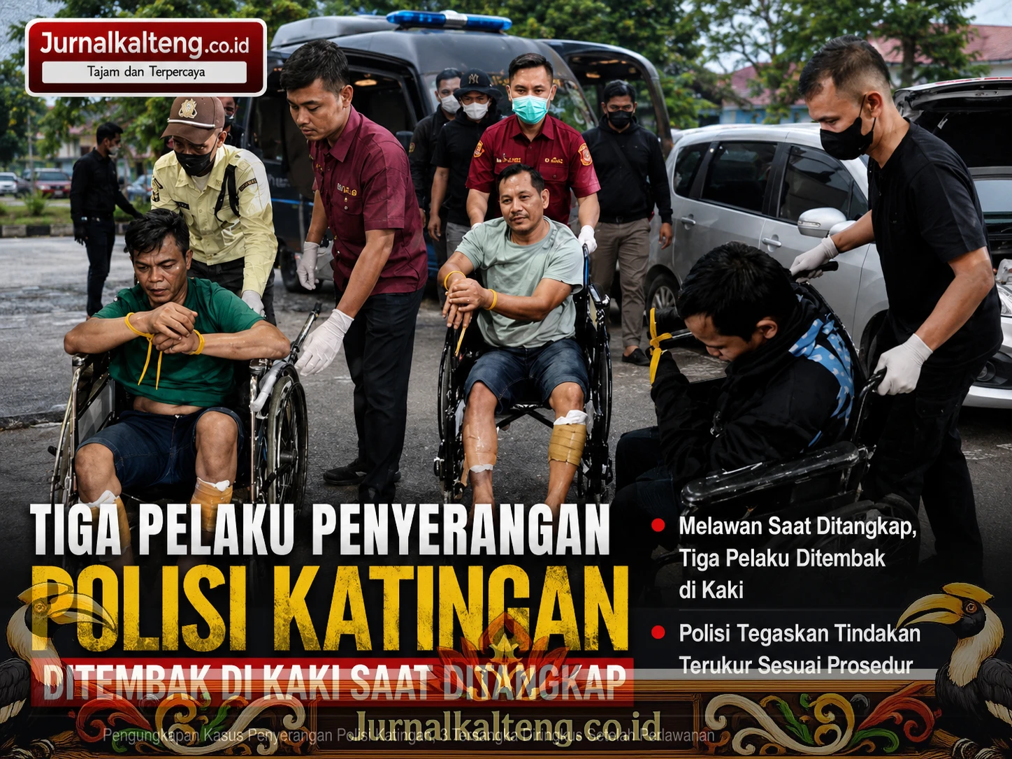 Jurnalkalteng_Tiga_Pelaku_Penyerangan_Polisi_Katingan