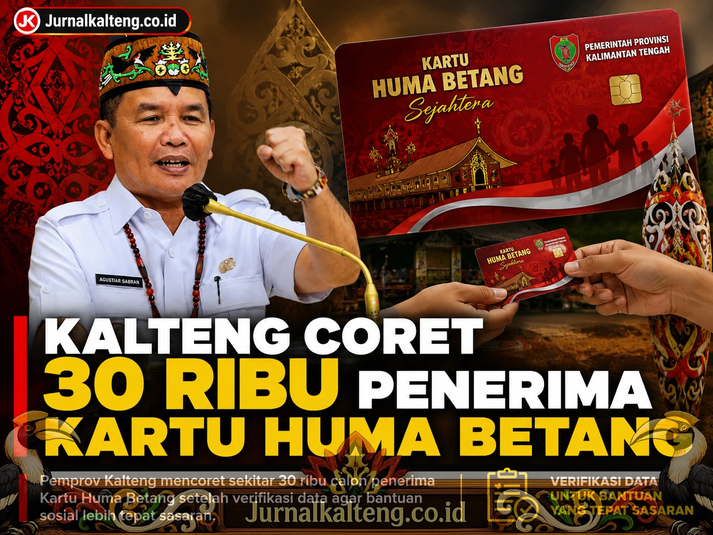 Kalteng_Coret_30_Ribu_Penerima_Kartu_Huma_Betang