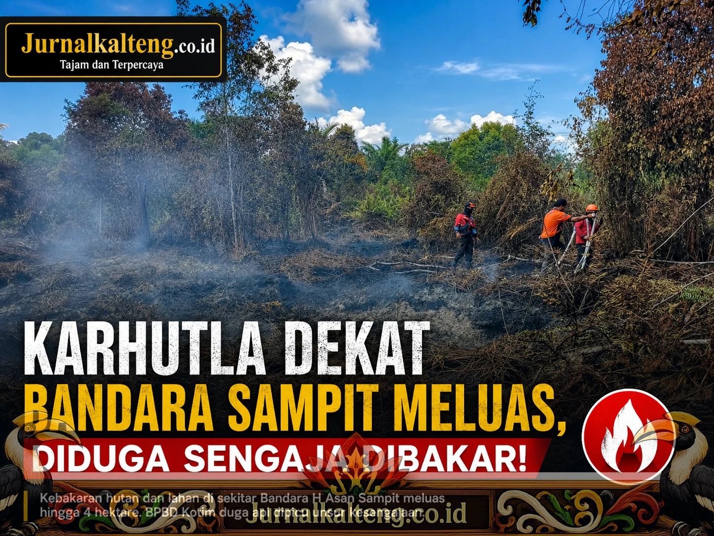Karhutla_Bandara_Sampit
