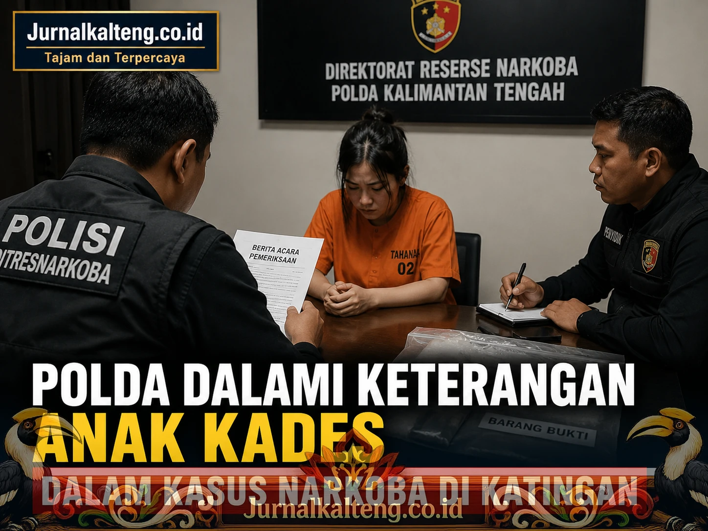 Polda_Dalami_Keterangan_Anak_Kades_Kasus_Narkoba_Katingan